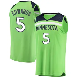 Minnesota Timberwolves Fast Break Green Anthony Edwards Jersey - Statement Edition - Youth