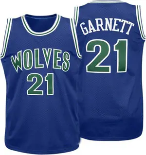 Minnesota Timberwolves Swingman Blue Kevin Garnett Throwback Jersey - Men's