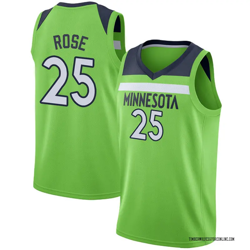 derrick rose jersey green