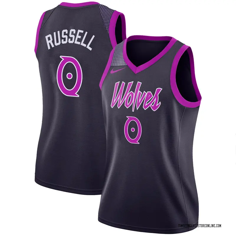 Nike Minnesota Timberwolves Swingman Purple D'Angelo Russell 2018/19