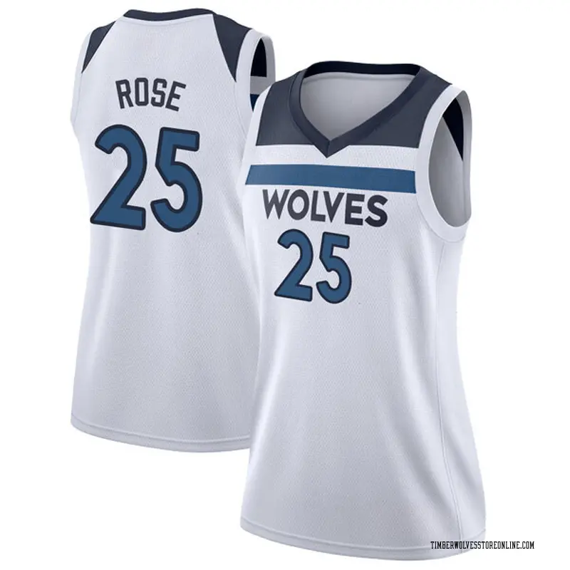 timberwolves rose jersey